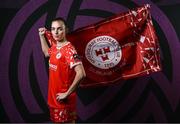 27 February 2025; Rebecca Cooke during a Shelbourne squad portraits session at Tolka Park in Dublin. Photo by Seb Daly/Sportsfile