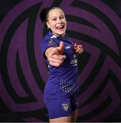 27 February 2025; Charlotte Cromack during a Wexford FC squad portraits session at SETU Carlow Campus in Carlow. Photo by David Fitzgerald/Sportsfile