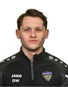 27 February 2025; Performance Services Lead Cameron Molloy Moules during a Wexford FC squad portraits session at SETU Carlow Campus in Carlow. Photo by Tyler Miller/Sportsfile