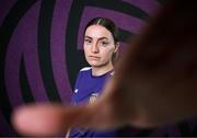 27 February 2025; Lauren Dwyer during a Wexford FC squad portraits session at SETU Carlow Campus in Carlow. Photo by David Fitzgerald/Sportsfile