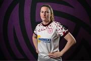 27 February 2025; Goalkeeper Amanda McQuillan during a Shelbourne squad portraits session at Tolka Park in Dublin. Photo by Seb Daly/Sportsfile