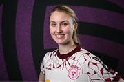 27 February 2025; Goalkeeper Courtney Maguire during a Shelbourne squad portraits session at Tolka Park in Dublin. Photo by Seb Daly/Sportsfile
