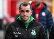 28 February 2025; Sean Kavanagh of Shamrock Rovers arrives for the SSE Airtricity Men's Premier Division match between Shelbourne and Shamrock Rovers at Tolka Park in Dublin. Photo by Stephen McCarthy/Sportsfile