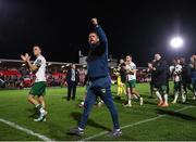28 February 2025; Cork City manager Tim Clancy after his side's victory in the SSE Airtricity Men's Premier Division match between Cork City and Bohemians at Turner's Cross in Cork. Photo by Michael P Ryan/Sportsfile