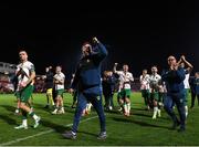 28 February 2025; Cork City manager Tim Clancy after his side's victory in the SSE Airtricity Men's Premier Division match between Cork City and Bohemians at Turner's Cross in Cork. Photo by Michael P Ryan/Sportsfile