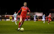 28 February 2025; Sean Boyd of Shelbourne during the SSE Airtricity Men's Premier Division match between Shelbourne and Shamrock Rovers at Tolka Park in Dublin. Photo by Stephen McCarthy/Sportsfile