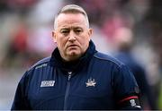 1 March 2025; Cork manager Pat Ryan, wearing a black armband in memory of his brother Ray Ryan who died recently, before the Allianz Hurling League Division 1A match between Cork and Kilkenny at SuperValu Páirc Uí Chaoimh in Cork. Photo by Piaras Ó Mídheach/Sportsfile