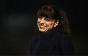 1 March 2025; RTÉ Radio and TV Sports Broadcaster Joanne Cantwell before the Allianz Football League Division 1 match between Armagh and Dublin at the BOX-IT Athletic Grounds in Armagh. Photo by Ben McShane/Sportsfile