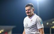 1 March 2025; Jacob Stockdale of Ulster after his side's victory in the United Rugby Championship match between Ulster and Scarlets at the Kingspan Stadium in Belfast. Photo by Shauna Clinton/Sportsfile
