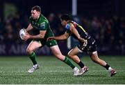 1 March 2025; Cathal Forde of Connacht in action against Tomas Albornoz of Benetton during the United Rugby Championship match between Connacht and Benetton at the Dexcom Stadium in Galway. Photo by Tyler Miller/Sportsfile
