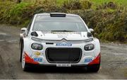 2 March 2025; Daniel Cronin and Donnchadh Burke compete in their Citroen C3 Rally2 during the Midlands Triton Showers Stages Rally Round 1 of the 2025 National Rally Championship in Longford. Photo by Philip Fitzpatrick/Sportsfile