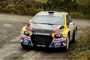 2 March 2025;  Josh Moffett and Keith Moriarty compete in their Citreon C3 Rally2 during the Midlands Triton Showers Stages Rally Round 1 of the 2025 National Rally Championship in Longford. Photo by Philip Fitzpatrick/Sportsfile