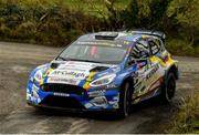 2 March 2025; Gary Kiernan and John McCabe in their Ford Fiesta Rally2 compete during the Midlands Triton Showers Stages Rally Round 1 of the 2025 National Rally Championship in Longford. Photo by Philip Fitzpatrick/Sportsfile