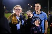 1 March 2025; Con O'Callaghan of Dublin poses for a photo with supporters after the Allianz Football League Division 1 match between Armagh and Dublin at the BOX-IT Athletic Grounds in Armagh. Photo by Ben McShane/Sportsfile