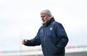 2 March 2025; Limerick manager John Kiely before the Allianz Hurling League Division 1A match between Limerick and Clare at TUS Gaelic Grounds in Limerick. Photo by Brendan Moran/Sportsfile