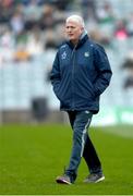 2 March 2025; Limerick manager John Kiely before the Allianz Hurling League Division 1A match between Limerick and Clare at TUS Gaelic Grounds in Limerick. Photo by John Sheridan/Sportsfile