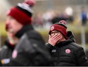2 March 2025; Tyrone manager Malachy O'Rourke during the Allianz Football League Division 1 match between Galway and Tyrone at Tuam Stadium in Tuam, Galway. Photo by Piaras Ó Mídheach/Sportsfile