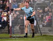 2 March 2025; Galway goalkeeper Conor Flaherty during the Allianz Football League Division 1 match between Galway and Tyrone at Tuam Stadium in Tuam, Galway. Photo by Piaras Ó Mídheach/Sportsfile