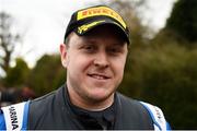 2 March 2025; Matt Edwards in his Hyundai Rally2 during the Midlands Triton Showers Stages Rally Round 1 of the 2025 National Rally Championship in Longford. Photo by Philip Fitzpatrick/Sportsfile