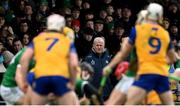 2 March 2025; Limerick manager John Kiely during the Allianz Hurling League Division 1A match between Limerick and Clare at TUS Gaelic Grounds in Limerick. Photo by Brendan Moran/Sportsfile