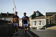 3 March 2025; Martin Keoghan of Kilkenny, left, and Ronan Maher of Tipperary during an Allianz Hurling League media conference at the Rivercourt Hotel in Kilkenny. Photo by Brendan Moran/Sportsfile