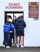 2 March 2025; Spectators make their way into the ground before the Allianz Football League Division 1 match between Galway and Tyrone at Tuam Stadium in Tuam, Galway. Photo by Piaras Ó Mídheach/Sportsfile