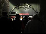 3 March 2025; Bohemians supporters make their way to the ground before the SSE Airtricity Men's Premier Division match between Bohemians and Drogheda United at Dalymount Park in Dublin. Photo by Thomas Flinkow/Sportsfile