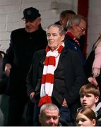 3 March 2025; Former St Patrick's Athletic manager Brian Kerr after the SSE Airtricity Men's Premier Division match between St Patrick's Athletic and Derry City at Richmond Park in Dublin Photo by Stephen McCarthy/Sportsfile