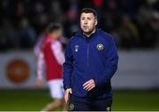 3 March 2025; St Patrick's Athletic assistant coach Brian Gartland before the SSE Airtricity Men's Premier Division match between St Patrick's Athletic and Derry City at Richmond Park in Dublin. Photo by Stephen McCarthy/Sportsfile