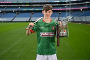 4 March 2024; Eanna Costello of Calasanctius College, Galway, ahead of his team's Masita All-Ireland Post Primary Schools B Hurling Final against Cross & Passion College Ballycastle, Antrim, during the Masita All-Ireland Post Primary Schools Finals Captains Call at Croke Park in Dublin. Photo by Stephen McCarthy/Sportsfile