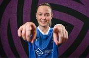 27 February 2025; Lauren Walsh during a Waterford FC squad portraits session at SETU Arena in Carriganore, Waterford. Photo by Ben McShane/Sportsfile