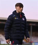 3 March 2025; James Roche of Shelbourne before the SSE Airtricity Men's Premier Division match between Galway United and Shelbourne at Eamonn Deacy Park in Galway. Photo by Ben McShane/Sportsfile