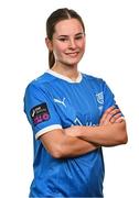 27 February 2025; Danielle Griffin during a Waterford FC squad portraits session at SETU Arena in Carriganore, Waterford. Photo by Tyler Miller/Sportsfile