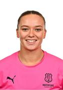 27 February 2025; Goalkeeper Maeve Williams during a Waterford FC squad portraits session at SETU Arena in Carriganore, Waterford. Photo by Tyler Miller/Sportsfile