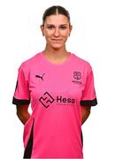 27 February 2025; Goalkeeper Mollie Levingston   during a Waterford FC squad portraits session at SETU Arena in Carriganore, Waterford. Photo by Tyler Miller/Sportsfile