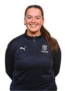 27 February 2025; Physiotherapist Ava Murphy during a Waterford FC squad portraits session at SETU Arena in Carriganore, Waterford. Photo by Tyler Miller/Sportsfile