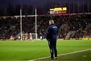 1 March 2025; Cork manager Pat Ryan, wearing a black armband in memory of his brother Ray Ryan who died recently, during the Allianz Hurling League Division 1A match between Cork and Kilkenny at SuperValu Páirc Uí Chaoimh in Cork. Photo by Piaras Ó Mídheach/Sportsfile