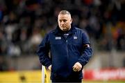 1 March 2025; Cork manager Pat Ryan, wearing a black armband in memory of his brother Ray Ryan who died recently, during the Allianz Hurling League Division 1A match between Cork and Kilkenny at SuperValu Páirc Uí Chaoimh in Cork. Photo by Piaras Ó Mídheach/Sportsfile