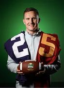 6 March 2025; Pictured is 2025 Aer Lingus College Football Classic ambassador Ciarán Kilkenny. Tickets for the 2025 Aer Lingus College Football Classic between Kansas State University and Iowa State University this August have been released on sale today at www.ticketmaster.ie/collegefootball. The fixture will take place at the Aviva Stadium, Dublin, on Saturday, 23rd August 2025. Photo by Seb Daly/Sportsfile