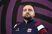 5 March 2025; Manager Phil Trill during a Galway United squad portraits session at Diligent in Galway. Photo by Ben McShane/Sportsfile