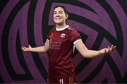 5 March 2025; Rachel Kearns during a Galway United squad portraits session at Diligent in Galway. Photo by Ben McShane/Sportsfile
