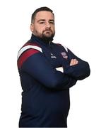 5 March 2025; Manager Phil Trill during a Galway United squad portraits session at Diligent in Galway. Photo by Piaras Ó Mídheach/Sportsfile