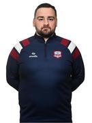 5 March 2025; Manager Phil Trill during a Galway United squad portraits session at Diligent in Galway. Photo by Piaras Ó Mídheach/Sportsfile
