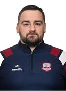 5 March 2025; Manager Phil Trill during a Galway United squad portraits session at Diligent in Galway. Photo by Piaras Ó Mídheach/Sportsfile