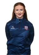5 March 2025; Athletic development coach Aine O'Neill during a Galway United squad portraits session at Diligent in Galway. Photo by Piaras Ó Mídheach/Sportsfile
