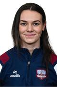 5 March 2025; Physiotherapist Roisin Leen during a Galway United squad portraits session at Diligent in Galway. Photo by Piaras Ó Mídheach/Sportsfile
