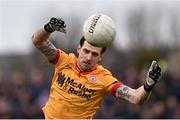 2 March 2025; Tyrone goalkeeper Niall Morgan during the Allianz Football League Division 1 match between Galway and Tyrone at Tuam Stadium in Tuam, Galway. Photo by Piaras Ó Mídheach/Sportsfile
