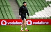 7 March 2025; Calvin Nash during an Ireland Rugby captain's run at the Aviva Stadium in Dublin. Photo by Seb Daly/Sportsfile