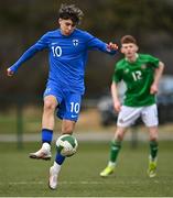 28 February 2025; Aaron Korkala of Finland during the U16 Boys International Friendly match between Repubic of Ireland and Finland at the FAI National Training Centre in Abbotstown, Dublin. Photo by Piaras Ó Mídheach/Sportsfile