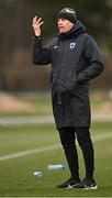 28 February 2025; Finland head coach Erkka V Lehtola during the U16 Boys International Friendly match between Repubic of Ireland and Finland at the FAI National Training Centre in Abbotstown, Dublin. Photo by Piaras Ó Mídheach/Sportsfile